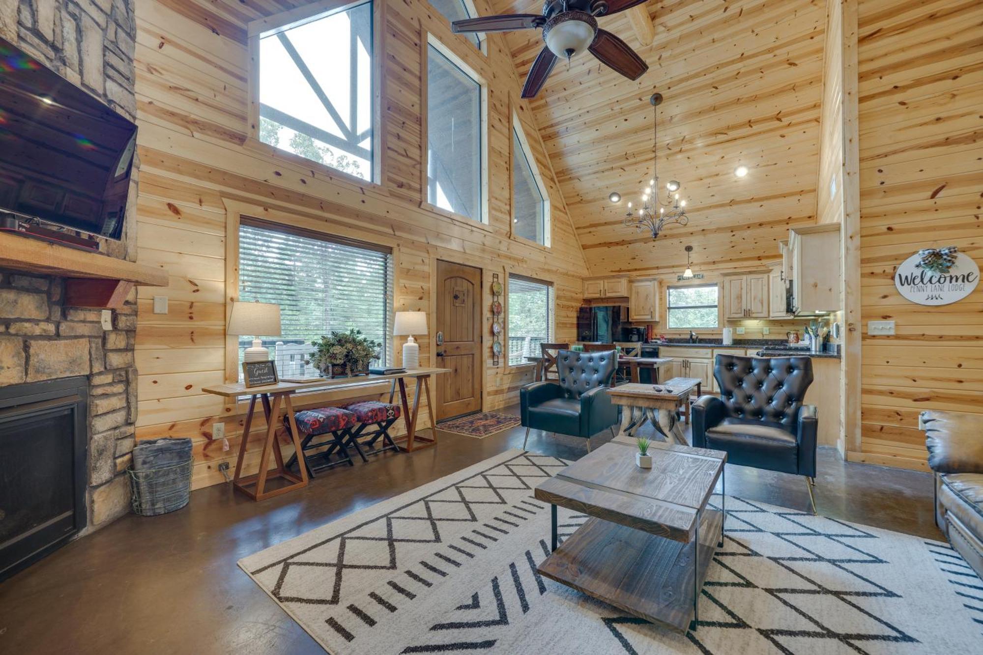 Penny Lane Lodge Broken Bow Cabin Less Than 6 Mi To Lake Eksteriør billede